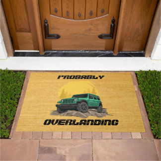 Customize Probably Overlanding Rock Crawling 4x4 3 Doormat