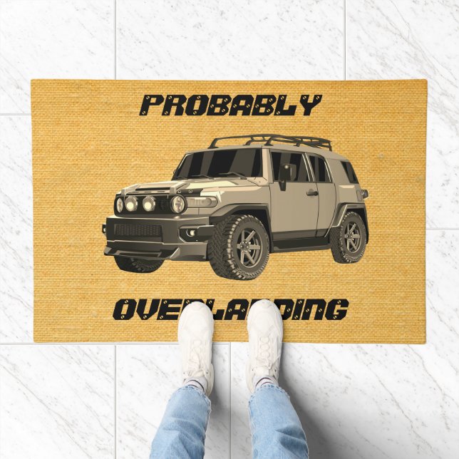 Customize Probably Overlanding Rock Crawling 4x4 6 Doormat (Indoor)