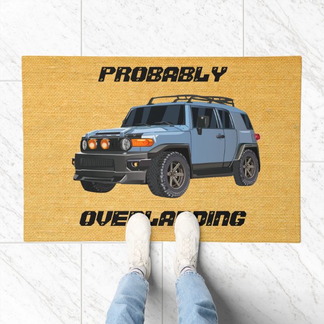 Customize Probably Overlanding Rock Crawling 4x4 6 Doormat (Indoor)