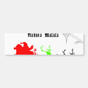 Customize Product Bumper Sticker