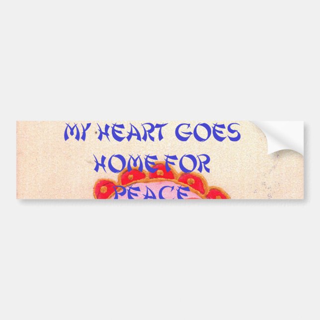 Customize Product Bumper Sticker (Front)