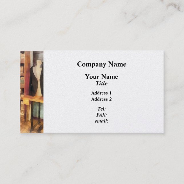 Customize Product Business Card (Front)