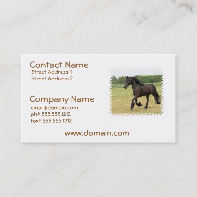 Customize Product Business Card (Front)
