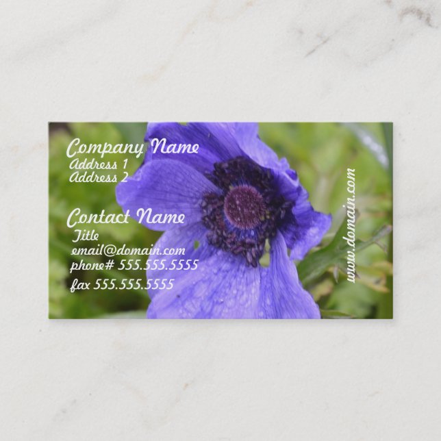 Customize Product Business Card (Front)