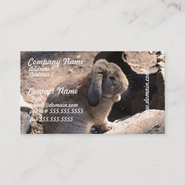 Customize Product Business Card (Front)