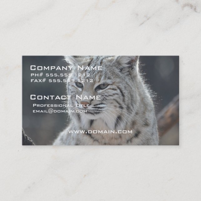 Customize Product Business Card (Front)