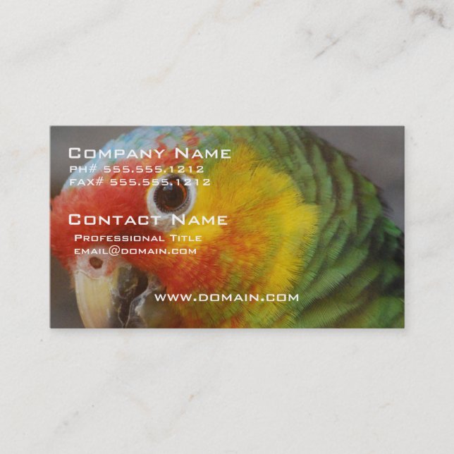 Customize Product Business Card (Front)