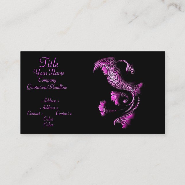Customize Product Business Card (Front)