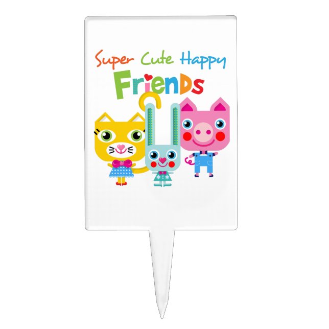 Customize Product Cake Topper (Front)