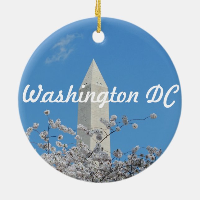 Customize Product Ceramic Ornament (Back)