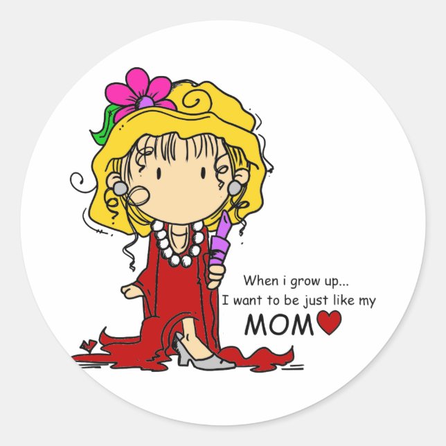 Customize Product Classic Round Sticker (Front)