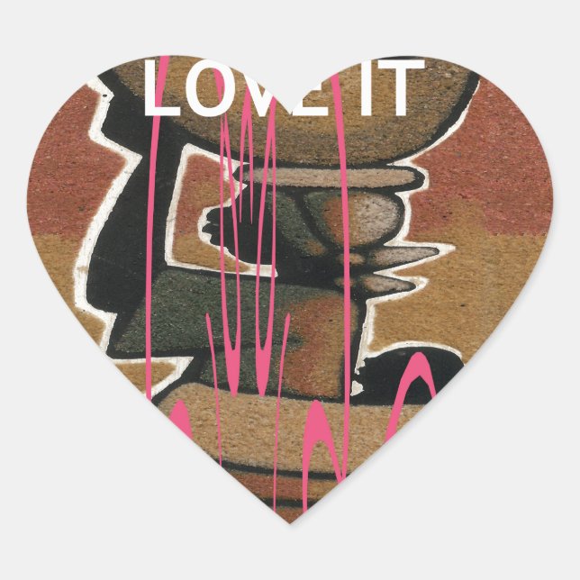 Customize Product Heart Sticker (Front)