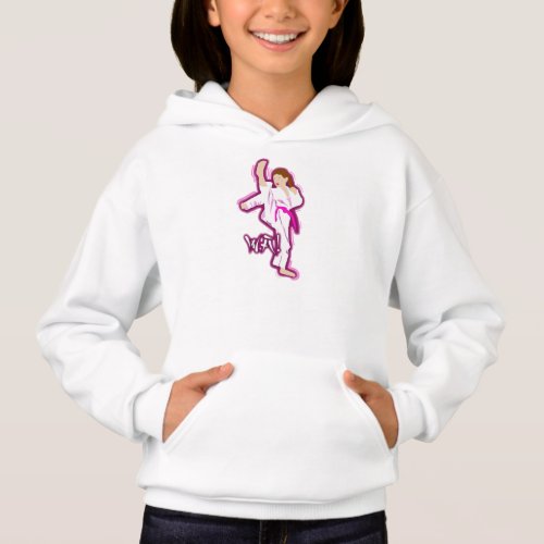 Customize Product Karate Girl Hoodie Shirt