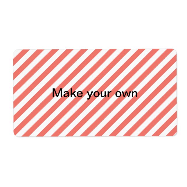 Customize Product Label (Front)