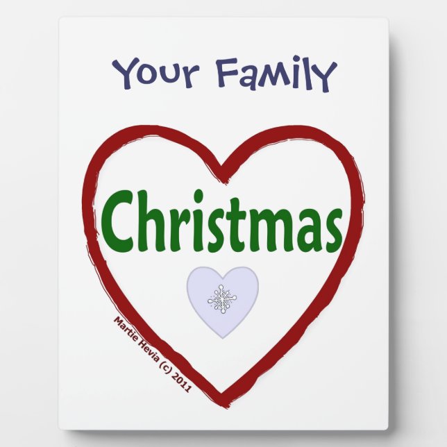 Customize Product Plaque (Front)