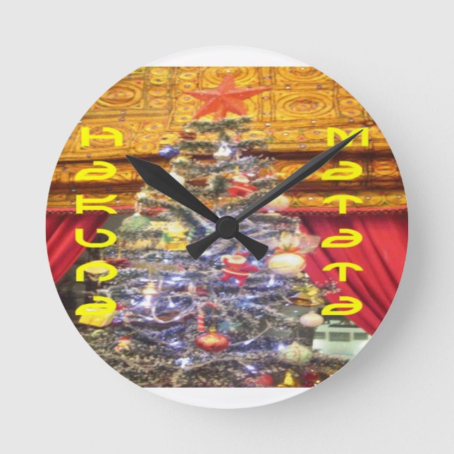 Customize Product Round Clock (Front)