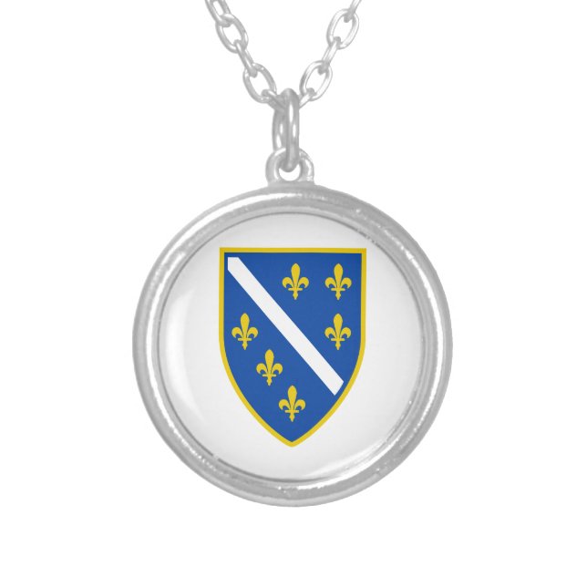 Customize Product Silver Plated Necklace (Front)