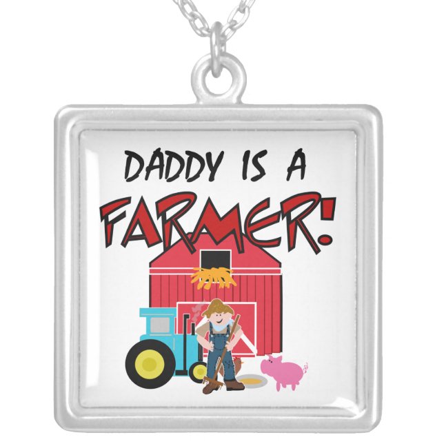 Customize Product Silver Plated Necklace (Front)