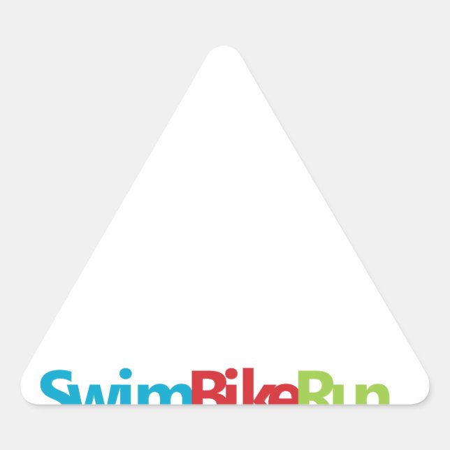 Customize Product Triangle Sticker (Front)