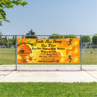 Customize Raw Honey For Sale Farm Business Banner