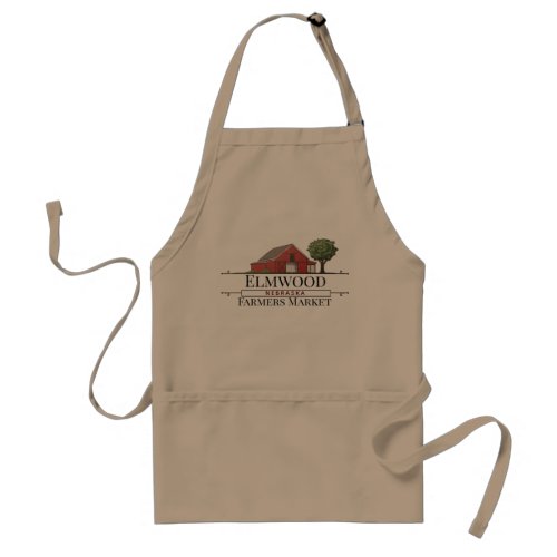 Customize Red Barn Farmers Market Adult Apron