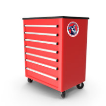 Customize Red White Blue Welding Contractor Toolbo