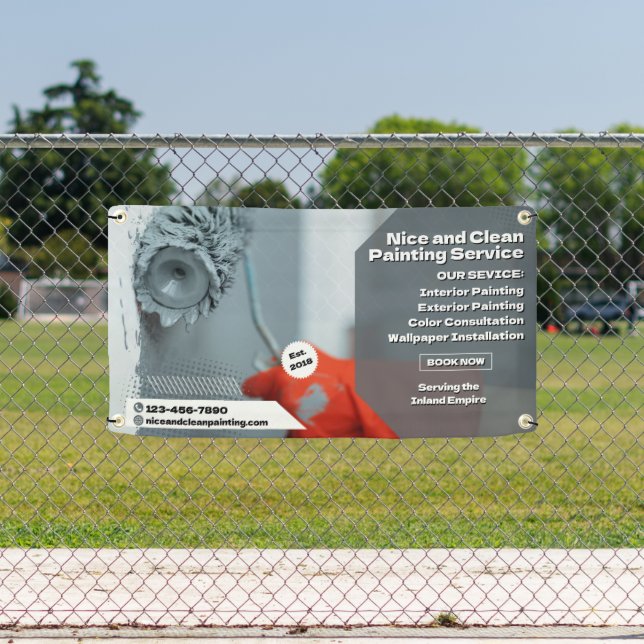 Customize Residential Commercial Painting Business Banner (Insitu)