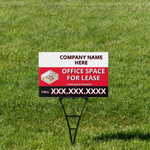Customize Retail Space For Lease Company Logo Buil Sign