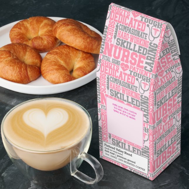 Customize RN Nurse Thank You Gift Roasted Coffee (Breakfast)