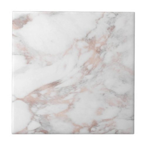 Customize Rose Gold Marble Professional Template Ceramic Tile
