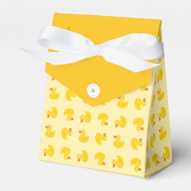 Customize, Rubber Duck Favor Boxes (Front Side)