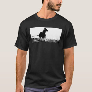 Customize Running Horse Pop Art Modern Template T-Shirt