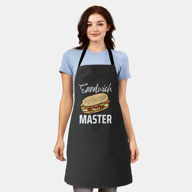 Customize Sandwich Master Deli Sub Lover Sandwich Apron (Worn)