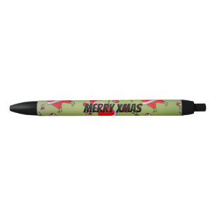 Customize Santa and Christmas Tree Pen