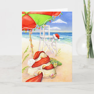Customize Santa's RestStop! Holiday Card