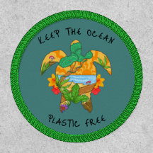 Customize Save The Turtles Keep Oceans Plastic Fre