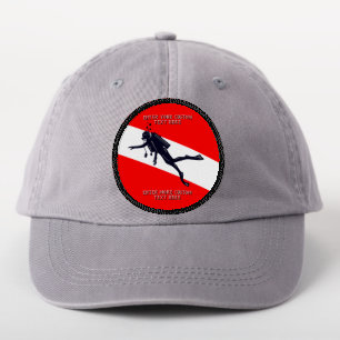 Customize Scuba Diver Down Flag Sports Patch