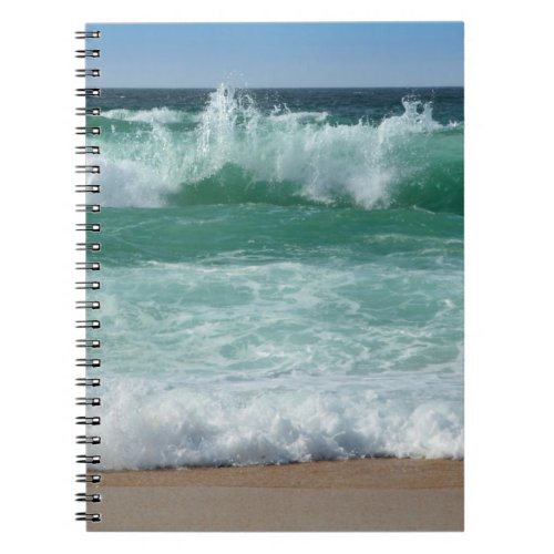 Customize Seascape Beach Seaside Sea Waves Notebook