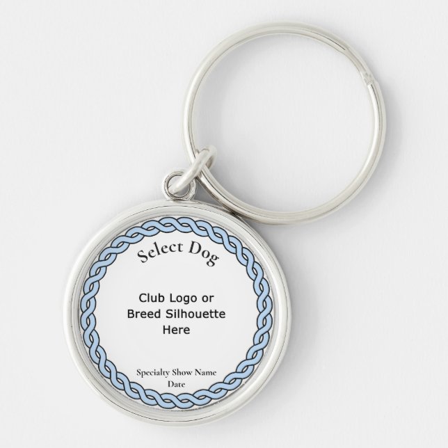Customize Select Dog Award Keychain (Front)
