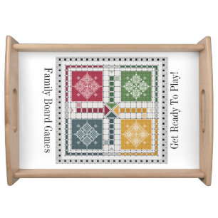 Customize Service Tray Kids Board Game Ludo