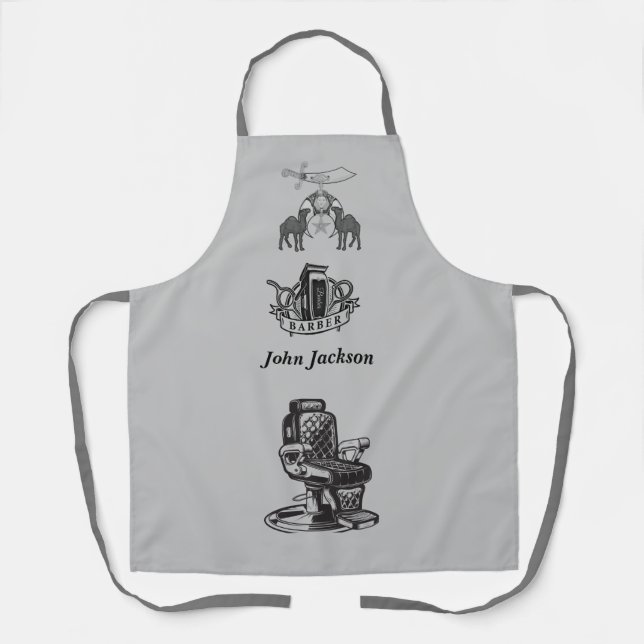 Customize Shriners Barber Apron (Front)