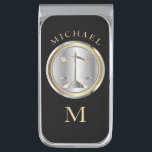 Customize Silver and Gold Scales of Justice Silver Finish Money Clip<br><div class="desc">Customize Silver and Gold Scales of Justice Money Clip ready for you to personaliz. 💲If you need further customization, please click the "Click to Customize further" or "Customize or Edit Design"button and use our design tool to resize, rotate, change text color, add text and so much more.⭐This Product is 100%...</div>