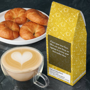 Customize Simple Congratulations Event Gift  Roasted Coffee