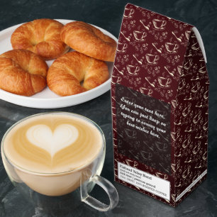 Customize Simple Congratulations Event Gift  Roasted Coffee