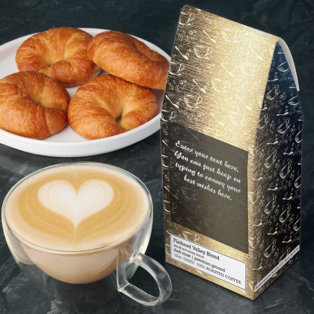 Customize Simple Congratulations Event Gift  Roasted Coffee (Breakfast)