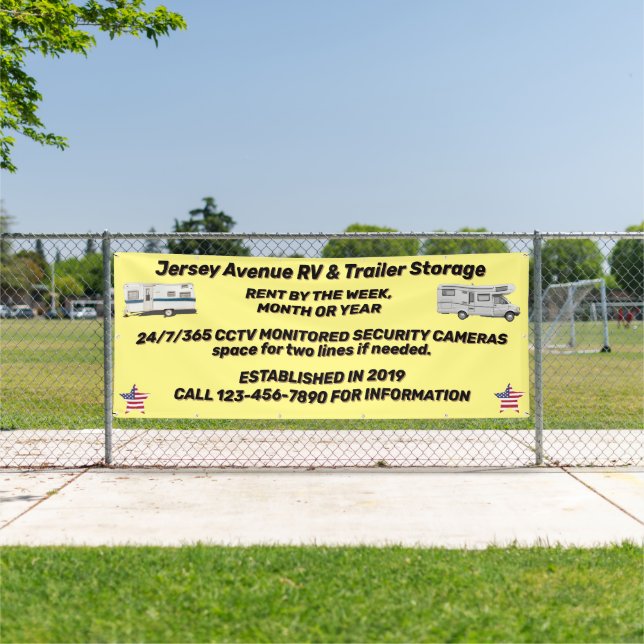 Customize Simple RV and Trailer Storage Business Banner (Insitu)