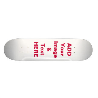 Customize Skateboard Add Image & Text Instructions Deck