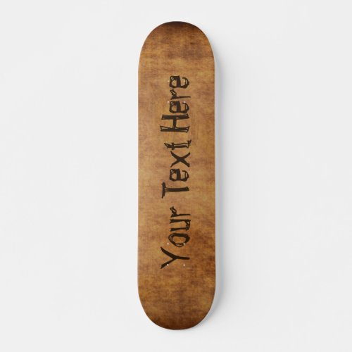 Customize Skateboard with Your Text or Delete it