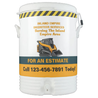 Customize Skid Steer For Hire Small Business Truck Beverage Cooler