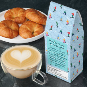 Customize Skiing Themed Branding Promo Merch 2 Roasted Coffee